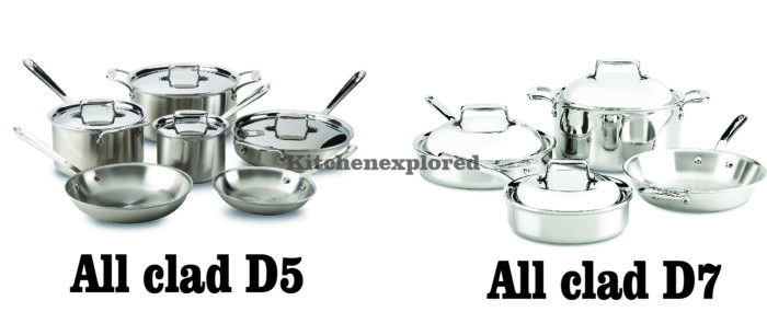 All clad D5 VS D7