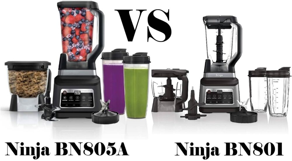 Ninja BN801 vs BN805A, Similarities & Differences